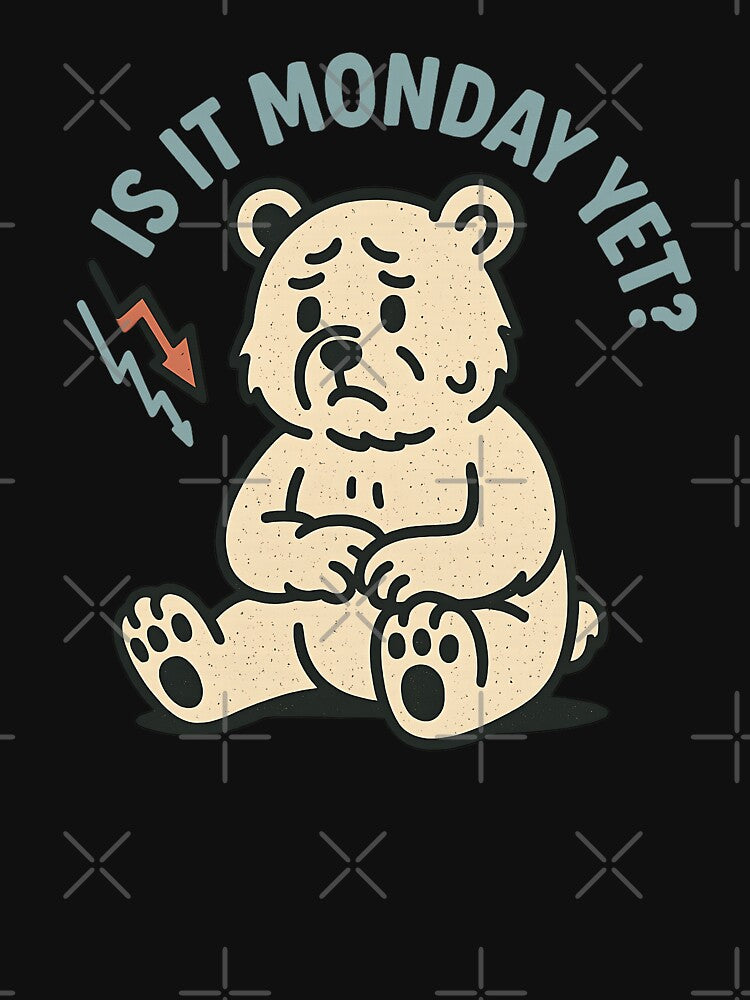 Waiting for Monday – Funny Stock Market & Crypto Lifestyle Design by Pride-Casuals T-Shirts, Hoodie, Sweatshirt (Image 3)