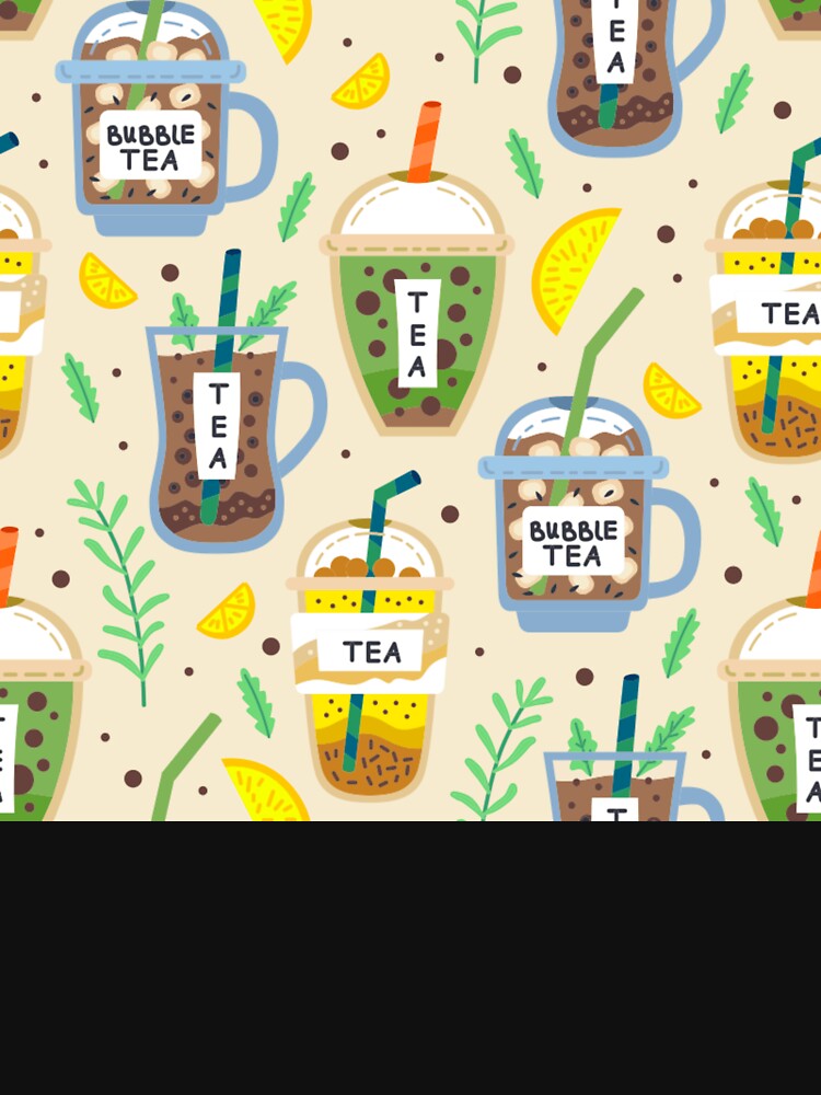 Bubble Tea Pattern by antevasinart T-Shirts, Hoodie, Sweatshirt | BlankRebels.com (Image 3)