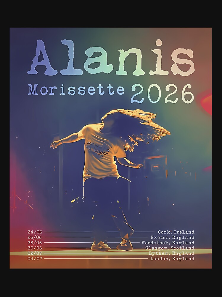 Alanis Morissette Uk Little Jagged Pill Tour 2026 by ShopRaSh