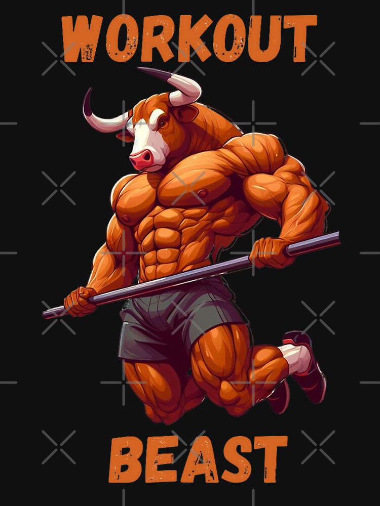 workout bull by Animalia- T-Shirts, Hoodie, Sweatshirt | BlankRebels.com (Image 3)