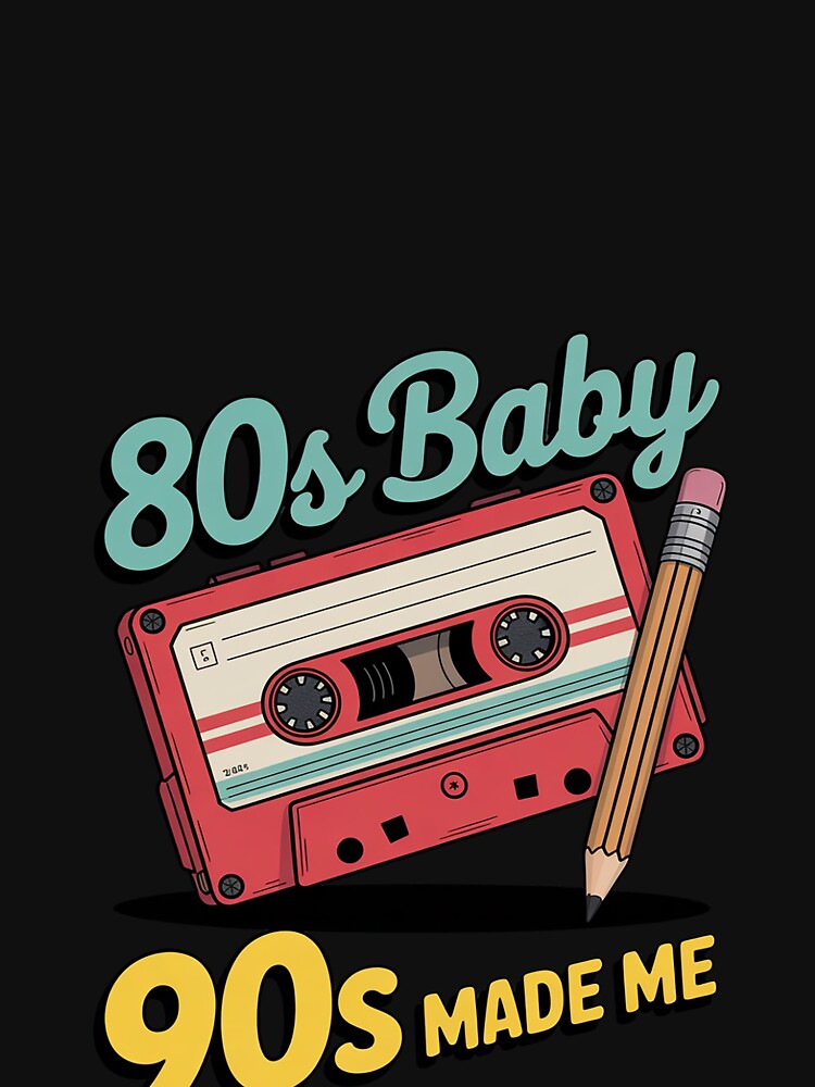 Distressed 1980s 80's Baby 1990s 90's Made Me by RopboxRone T-Shirts, Hoodie, Sweatshirt | BlankRebels.com (Image 3)