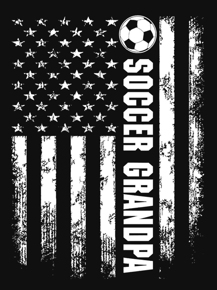 Vintage American Flag Soccer Grandpa Classic . by MaryFrazie