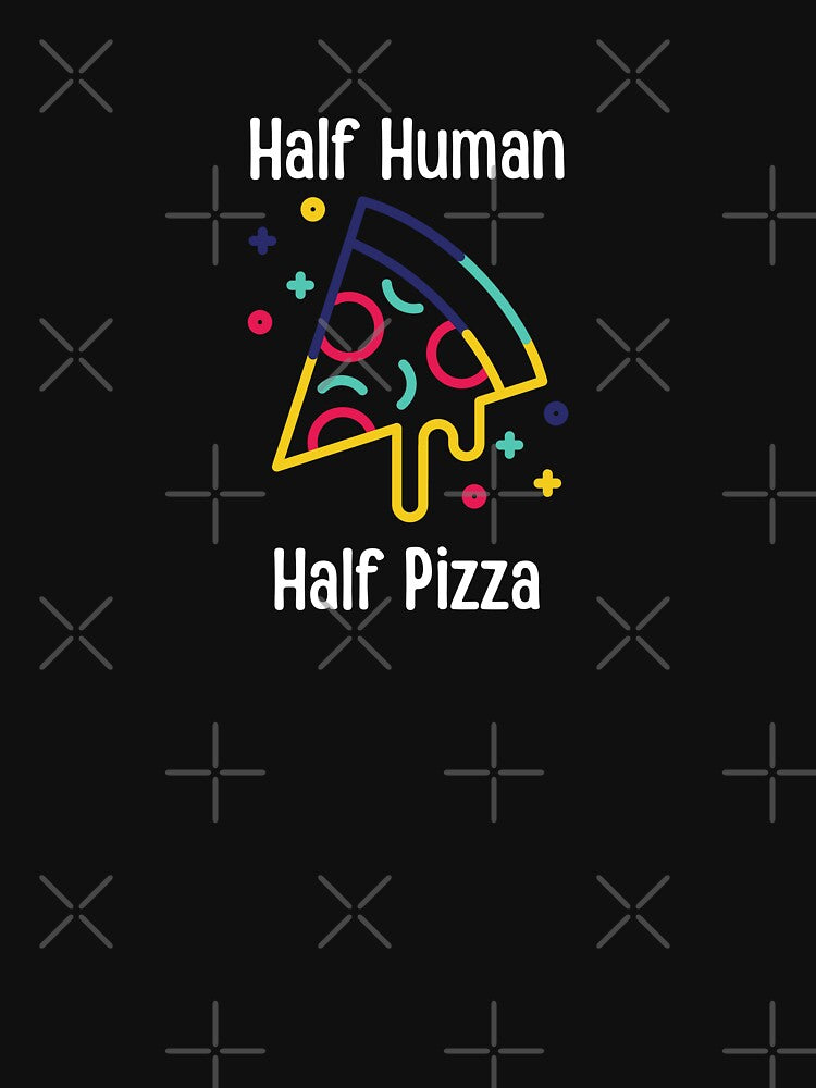 Half Human Half Pizza gaming design by tiredandbored T-Shirts, Hoodie, Sweatshirt | BlankRebels.com (Image 3)