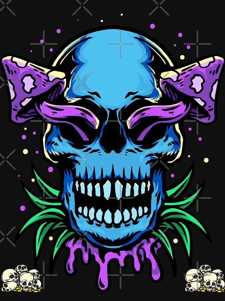 Mushroom skull. by RonelM T-Shirts, Hoodie, Sweatshirt | BlankRebels.com (Image 3)