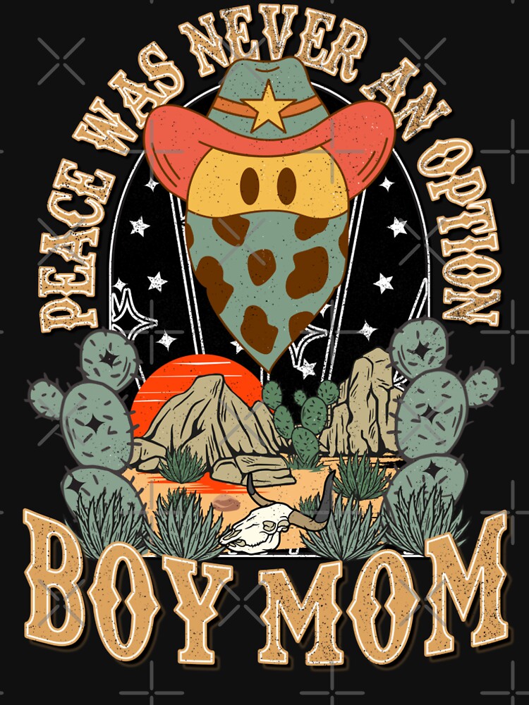Boy Mom - Peace was Never an Option - funny Boy Mom by Lam Assia T-Shirts, Hoodie, Sweatshirt | BlankRebels.com (Image 2)