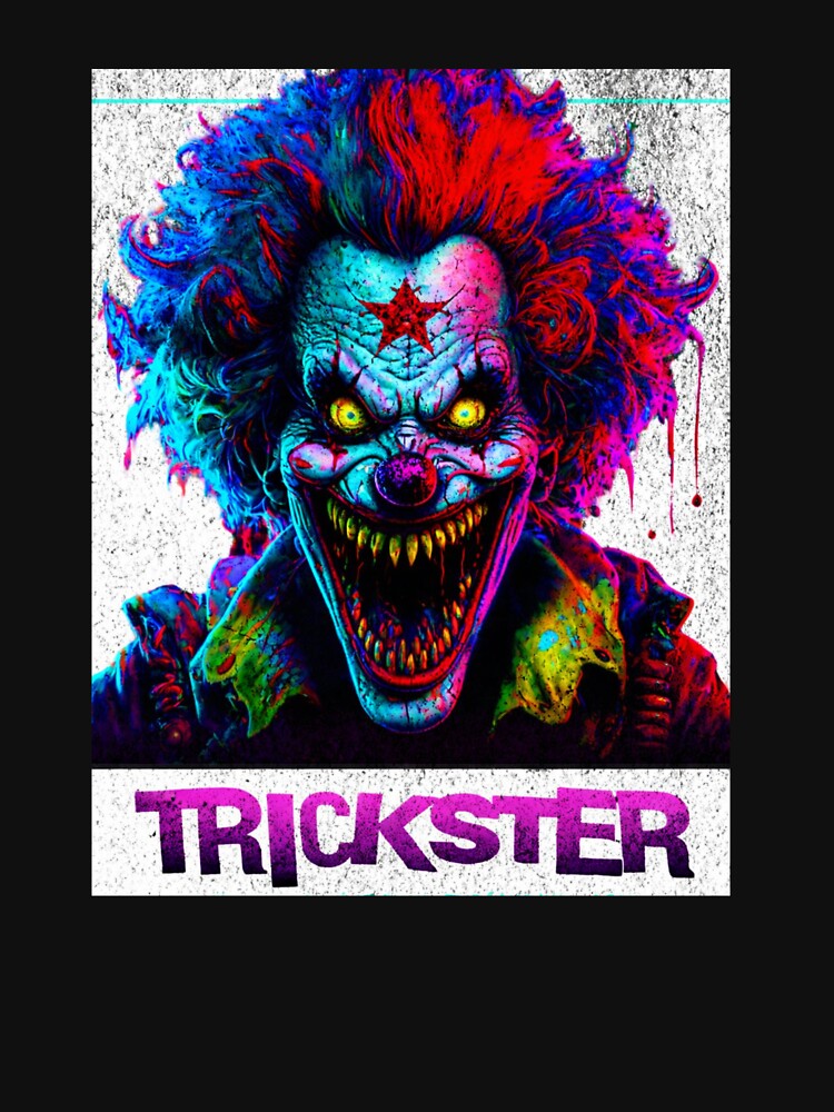 Neon Trickster – Psychedelic Horror Clown Art T-Shirts, Hoodie, Sweatshirt