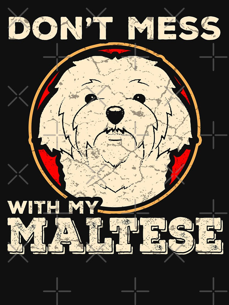 Don't mess with my maltese by Mila1946 T-Shirts, Hoodie, Sweatshirt | BlankRebels.com (Image 3)