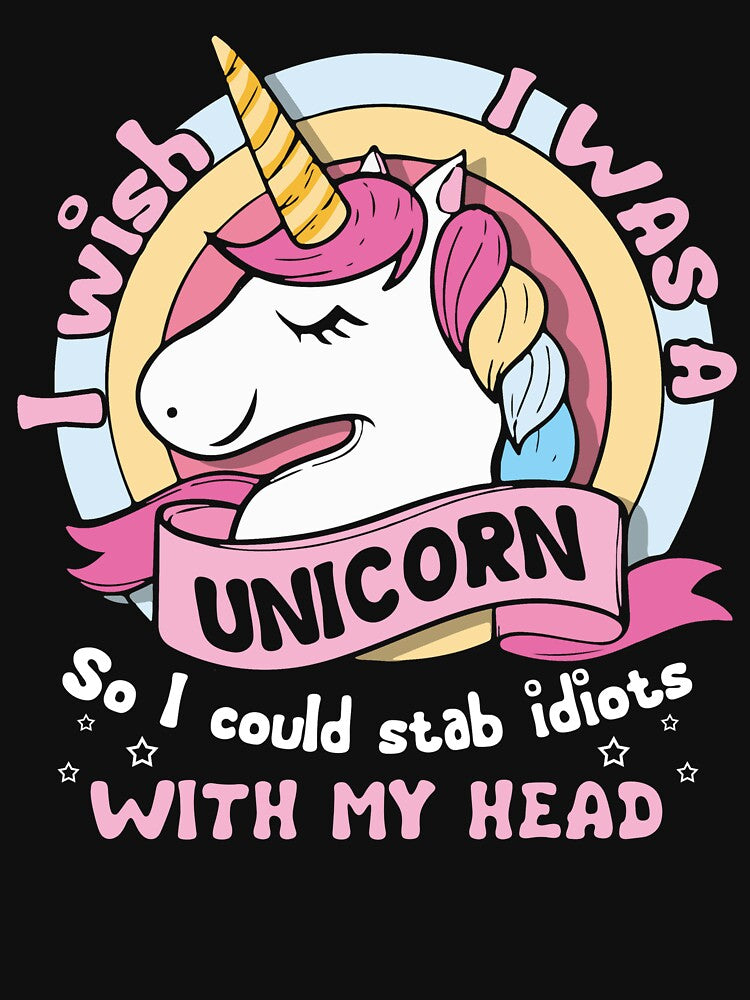 Unicorn - Unicorn Dream I Wish I Was by UnknownArtistt T-Shirts, Hoodie, Sweatshirt | BlankRebels.com (Image 3)