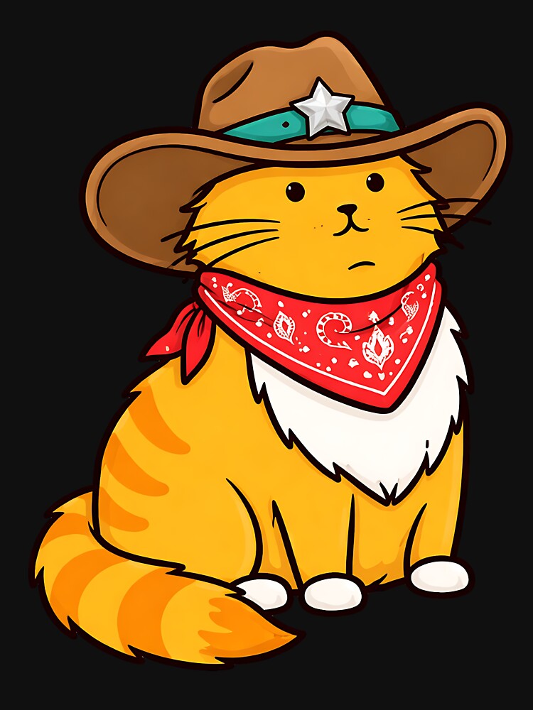 Meowdy Cowboy Cat by MinaKiarts T-Shirts, Hoodie, Sweatshirt | BlankRebels.com (Image 3)