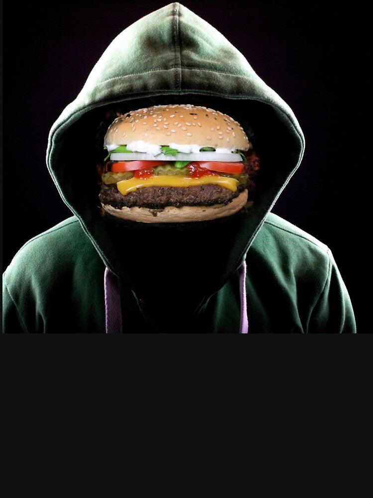 Burger Face by Surreallytee T-Shirts, Hoodie, Sweatshirt | BlankRebels.com (Image 3)