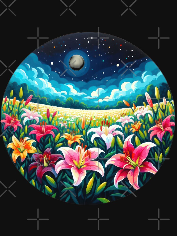 Flowers in a field at night retro floral flowers by Expressions-Sel T-Shirts, Hoodie, Sweatshirt | BlankRebels.com (Image 3)