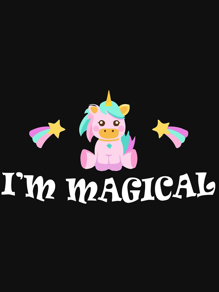 I'm Magical Cute Unicorn Design for Girls by AllStarMerch T-Shirts, Hoodie, Sweatshirt | BlankRebels.com (Image 3)
