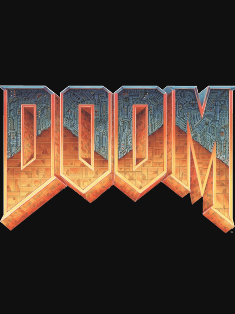 DOOM [Retro Logo 1993] by EmilConnelly T-Shirts, Hoodie, Sweatshirt | BlankRebels.com (Image 3)