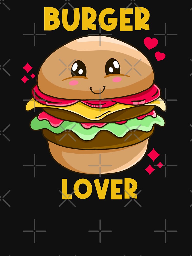 Burger Lover by Kimprut T-Shirts, Hoodie, Sweatshirt | BlankRebels.com (Image 3)