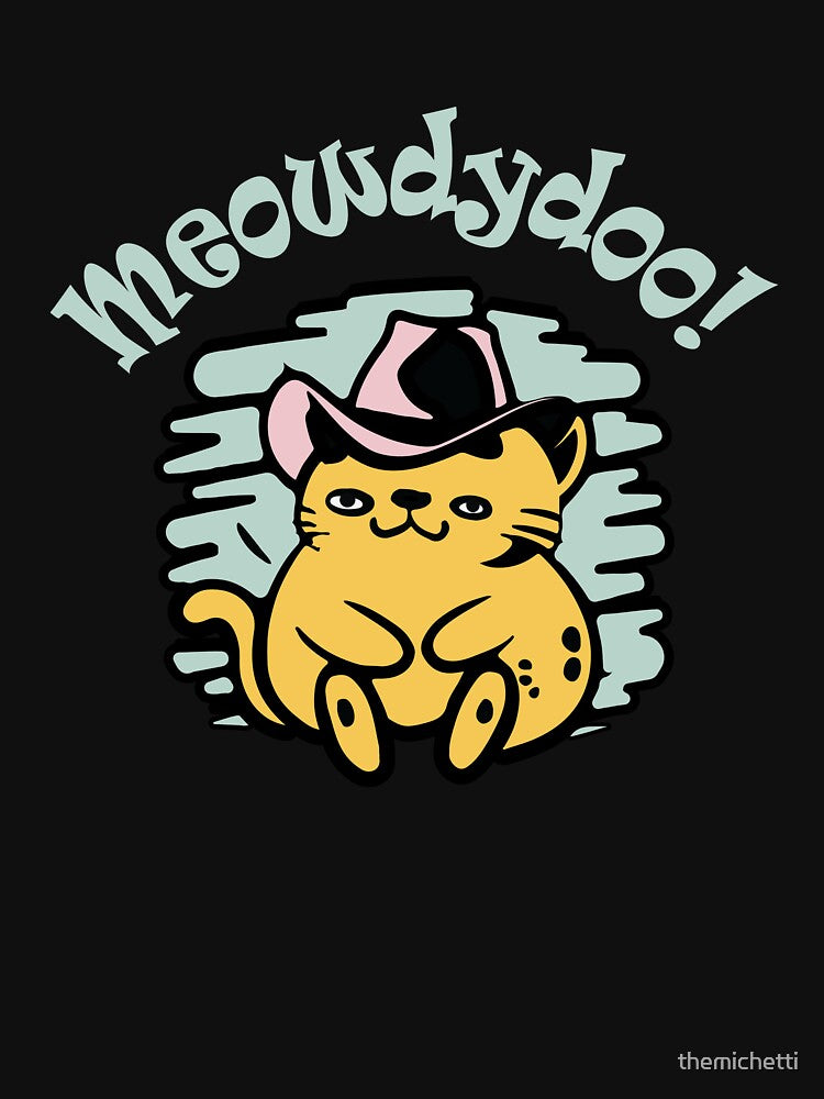 MeowdyDoo Cowboy Cat Meme| Girly Cowgirl Birthday Gift Ideas | Funny Cute Meowdy baby cat by themichetti... (Image 3)