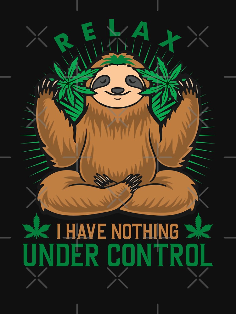 Relaxed sloth quotes-funny animals typography by Hartics T-Shirts, Hoodie, Sweatshirt | BlankRebels.com (Image 3)