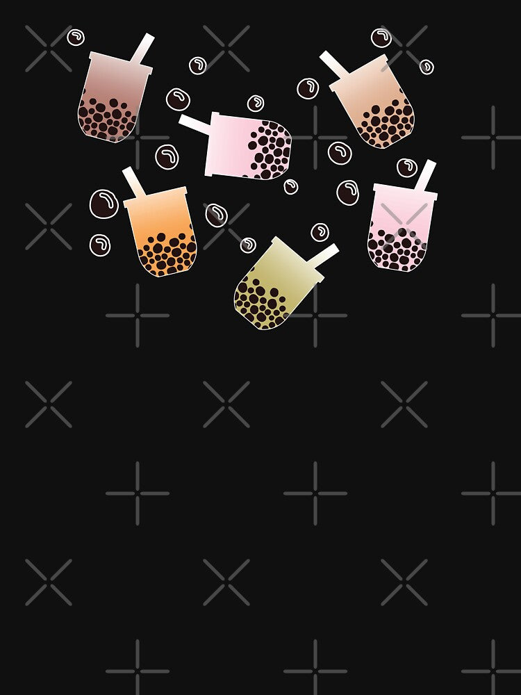 Cute Bubble Tea pattern by G-Emanuel T-Shirts, Hoodie, Sweatshirt | BlankRebels.com (Image 3)