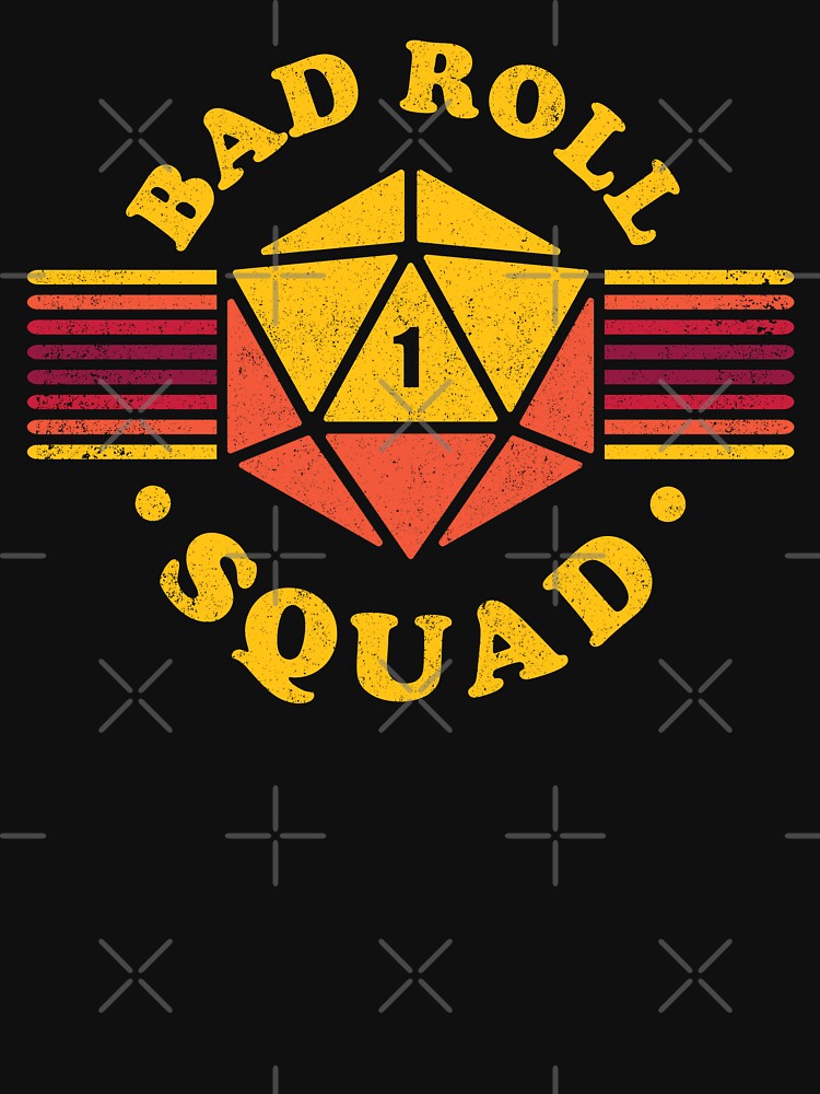 RPG Vintage - Bad Roll Squad by Studio Mootant T-Shirts, Hoodie, Sweatshirt | BlankRebels.com (Image 3)