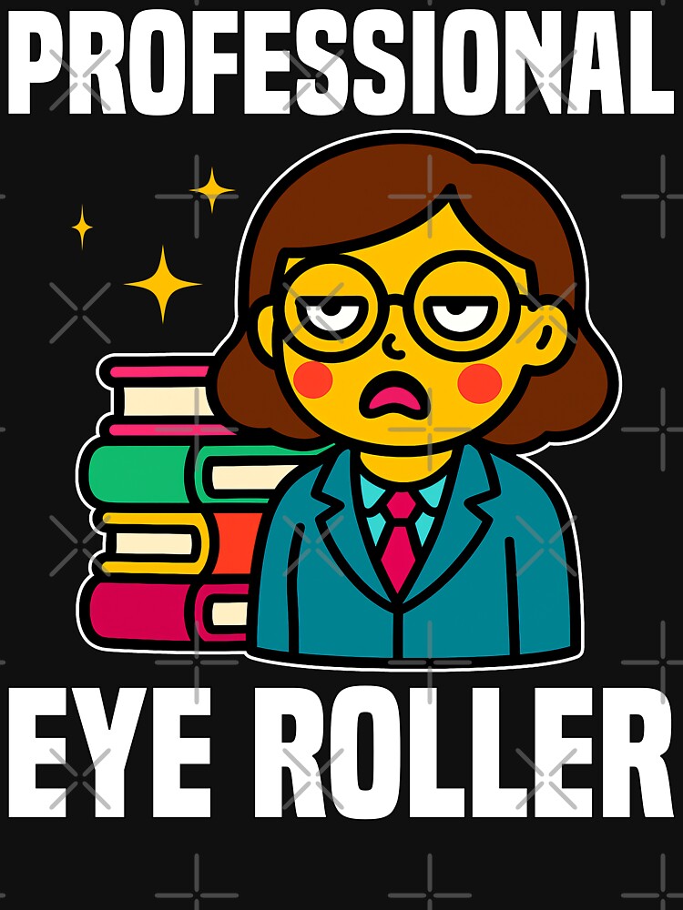 PROFESSIONAL EYE ROLLER - TEACHER GIFT by KEF Custom T-Shirts, Hoodie, Sweatshirt | BlankRebels.com (Image 3)