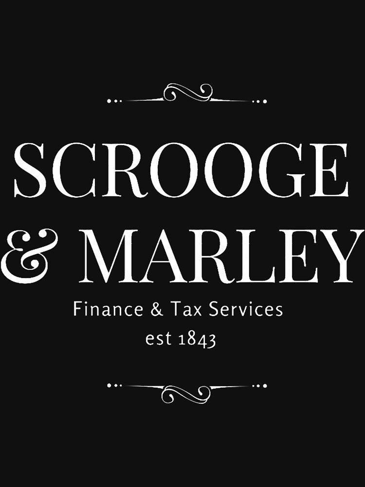 Scrooge and Marley Finance and Tax Services by Margotpuckett T-Shirts, Hoodie, Sweatshirt | BlankRebels.com (Image 3)