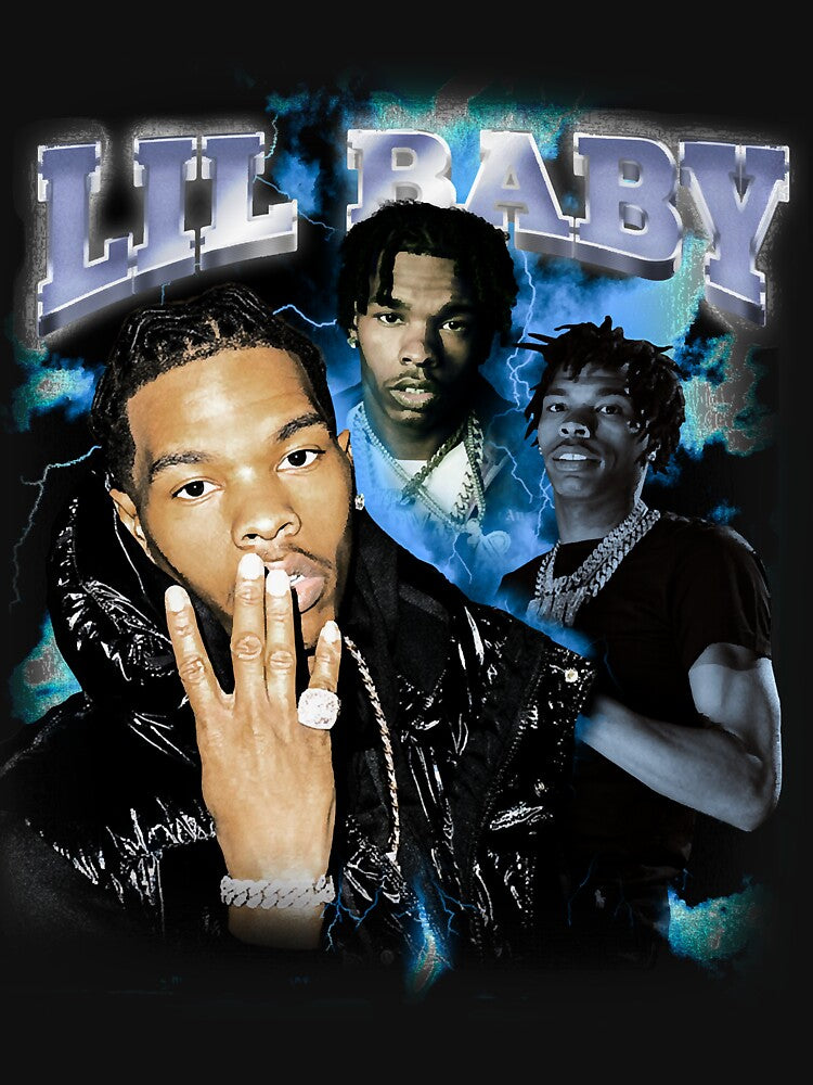 Lil baby Vintage 90s Bootleg Es by ramsonistrex T-Shirts, Hoodie, Sweatshirt | BlankRebels.com (Image 3)
