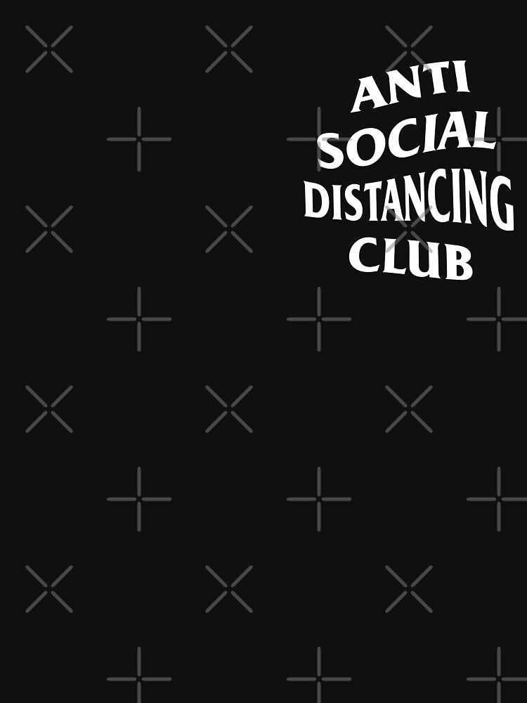 Anti Social Distancing Club by Neon Purple Noodle Bar T-Shirts, Hoodie, Sweatshirt | BlankRebels.com (Image 3)