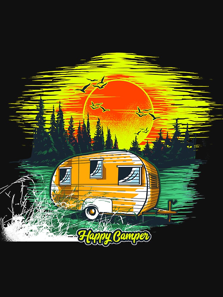 Beautiful Happy Camper Design by Paine11 T-Shirts, Hoodie, Sweatshirt | BlankRebels.com (Image 3)