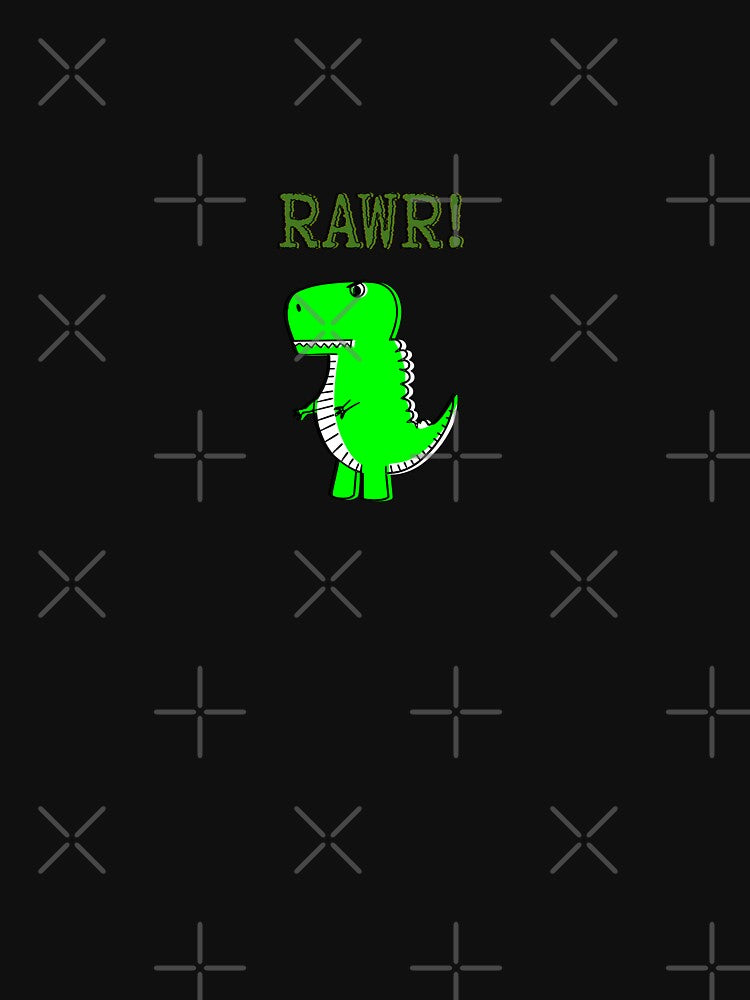 Cute Angry T-Rex Dinosaur RAWR by Almdrs T-Shirts, Hoodie, Sweatshirt | BlankRebels.com (Image 3)