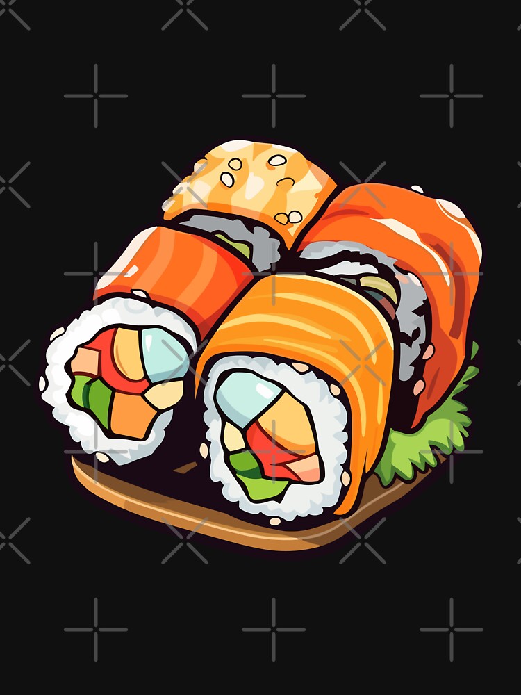 "Tasty Sushi Vibes" by FLOWER--ART