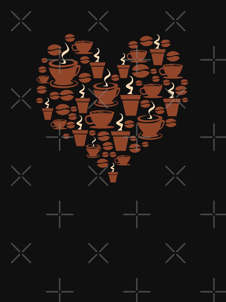 Coffee Lover Heart by madtoyman T-Shirts, Hoodie, Sweatshirt | BlankRebels.com (Image 3)