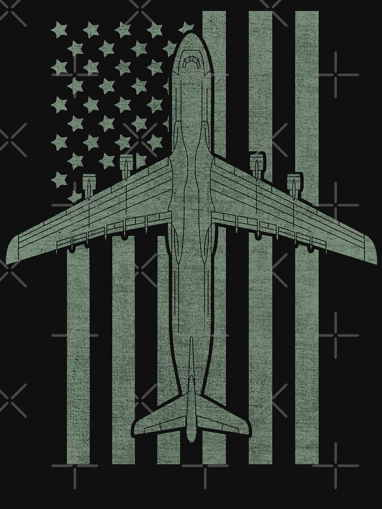 C-5 Galaxy US Army Airlift Transport USA Military Aircraft #2309 by Rare-Militia T-Shirts, Hoodie, Sweatshirt (Image 3)