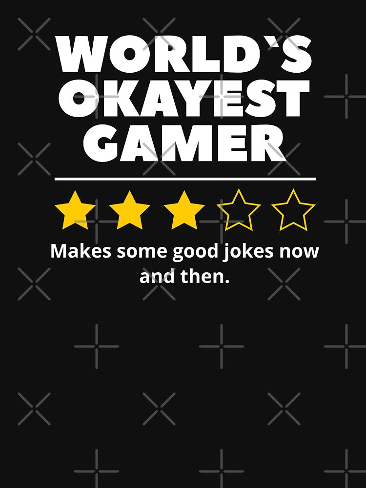 World Okayest Gamer Funny Gamer Birthday GIft by Urosek T-Shirts, Hoodie, Sweatshirt | BlankRebels.com (Image 3)