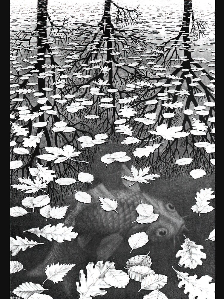 Three Worlds by M.C. Escher by AestheticsXarts