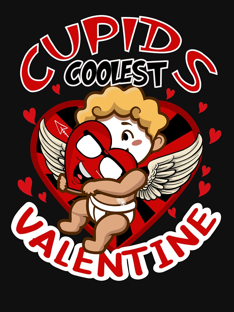 Cupid's Coolest Valentine Funny Valentine Gift by mohalaz T-Shirts, Hoodie, Sweatshirt | BlankRebels.com (Image 3)
