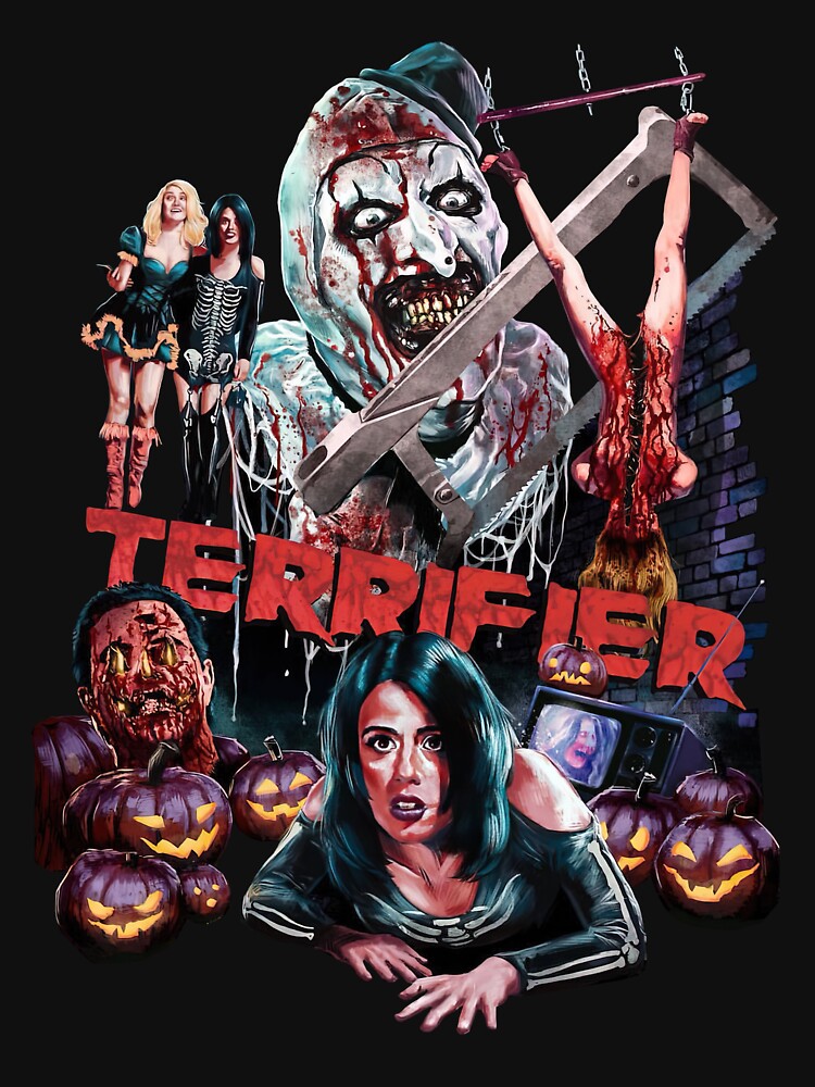 Retro Terrifier by JustuKitties T-Shirts, Hoodie, Sweatshirt | BlankRebels.com (Image 3)