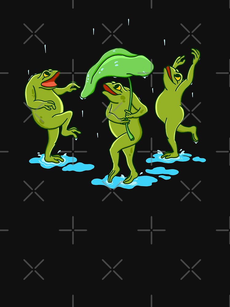Frogs in the Rain by Kimprut T-Shirts, Hoodie, Sweatshirt | BlankRebels.com (Image 3)