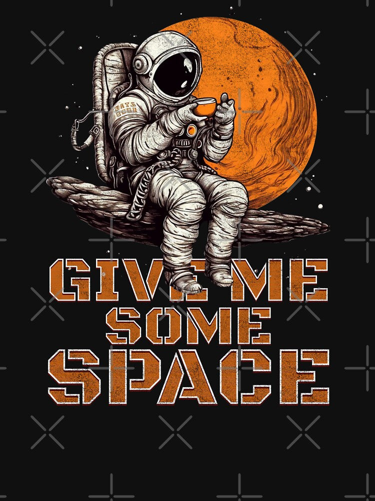 Just Give Me Some Space T-shirt - Unisex Vintage design by Vikingstorm Hoodie, Sweatshirt | BlankRebels.com (Image 3)