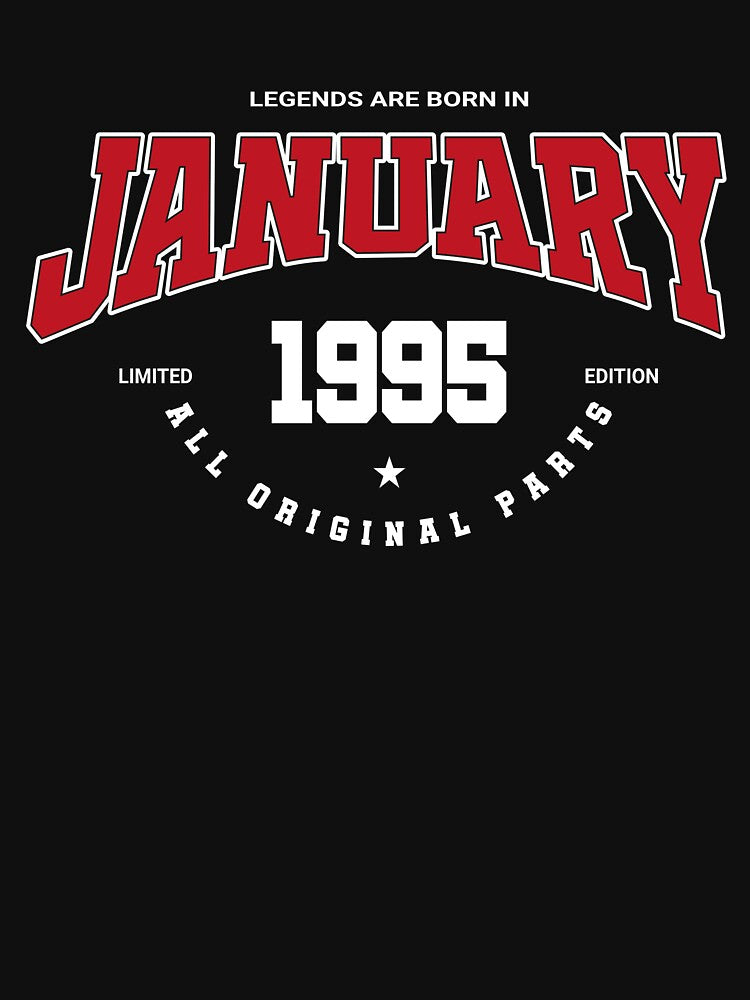 January legends 1995 by HB Shirts Hoodie, Sweatshirt | BlankRebels.com (Image 3)