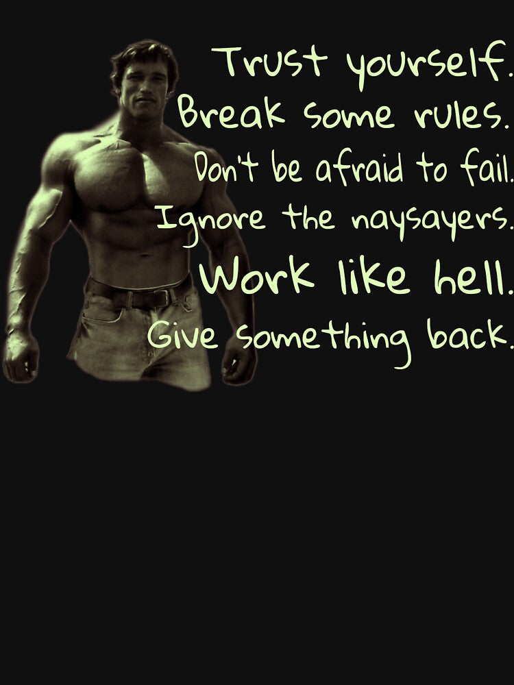 Schwarzenegger seven rules for workout by sreckov-desig T-Shirts, Hoodie, Sweatshirt | BlankRebels.com (Image 3)