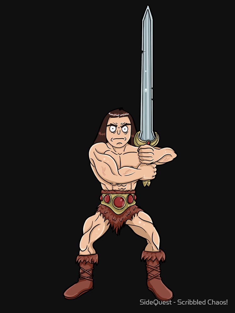 Storn Asgrim The Heroic Barbarian by SideQuest - Scribbled Chaos! T-Shirts, Hoodie, Sweatshirt | BlankRebels.com (Image 3)