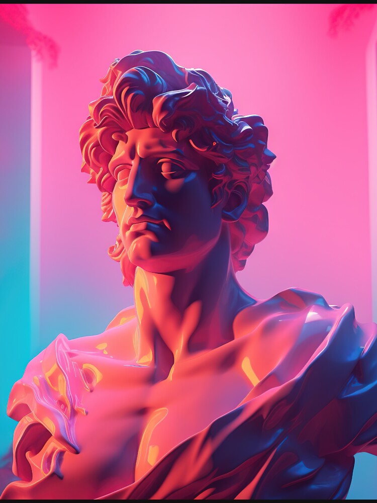 Retro Mythos: A Vaporwave Homage to Greek Mythology by Mullet Monkey T-Shirts, Hoodie, Sweatshirt | BlankRebels.com (Image 3)