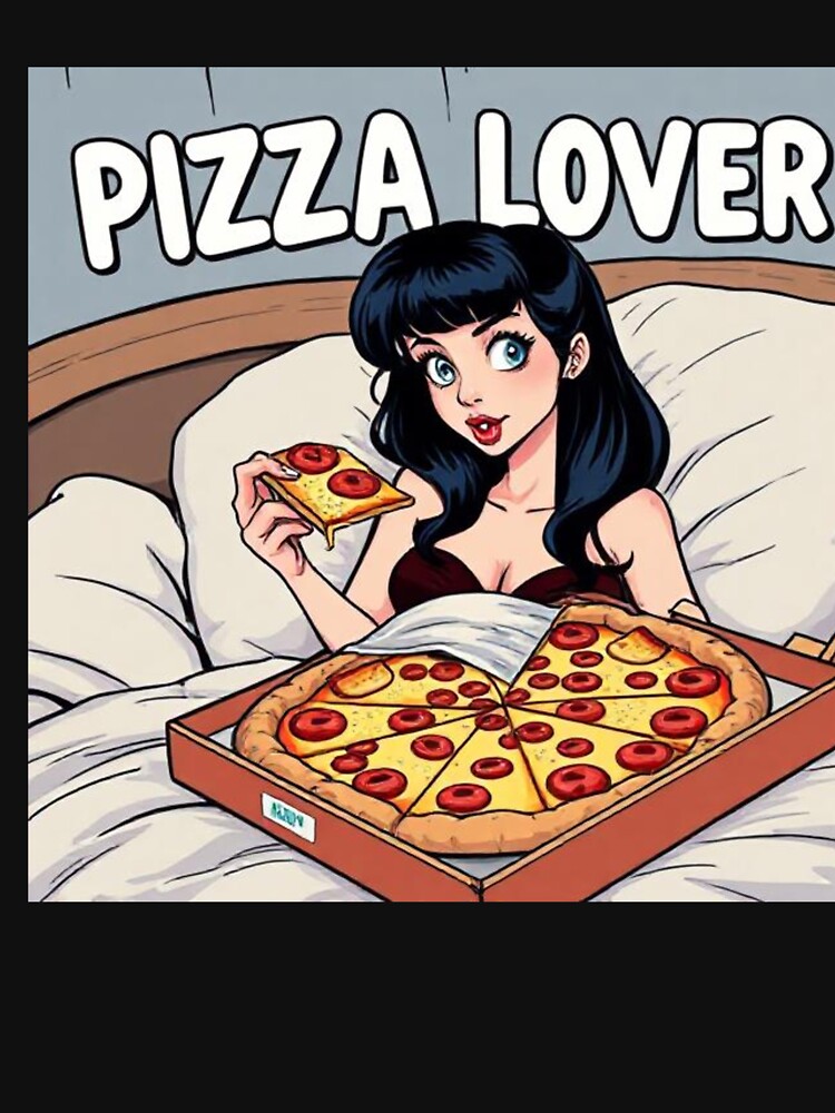 Pizza Lover Funny Pop Art by SaucyFoodTruck T-Shirts, Hoodie, Sweatshirt | BlankRebels.com (Image 3)