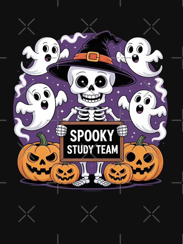Spooky Study Team - Cute Halloween Skeleton Teacher by ryukaizox1 T-Shirts, Hoodie, Sweatshirt | BlankRebels.com (Image 3)