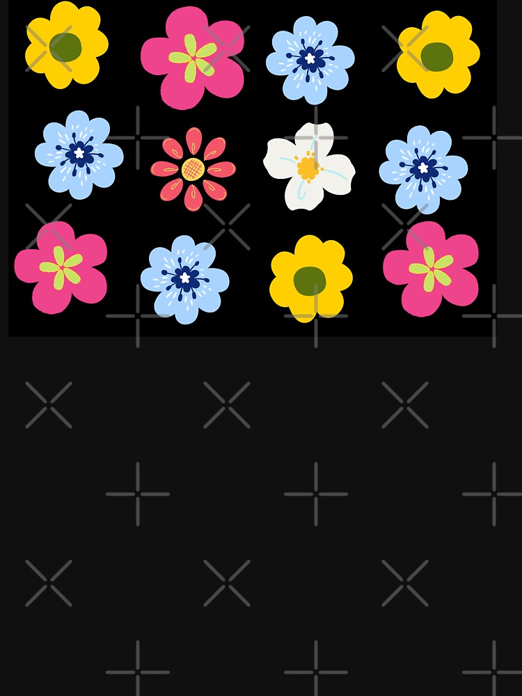 multiple flower pattern by Rose791 T-Shirts, Hoodie, Sweatshirt | BlankRebels.com (Image 3)