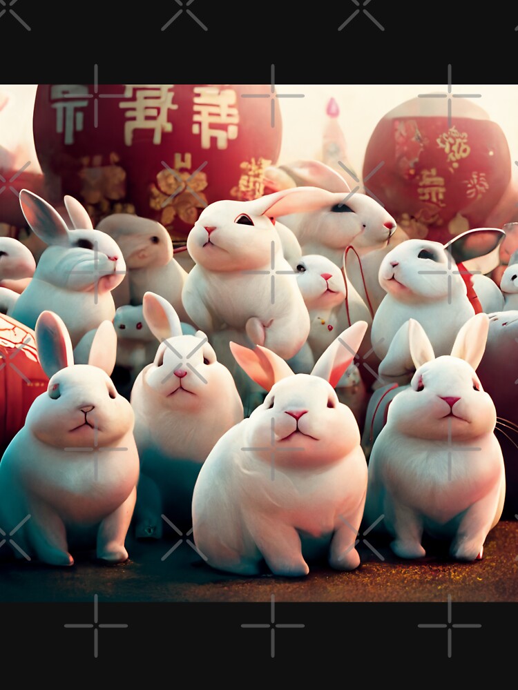 Chinese New Year: the best rabbit designs on t-shirts by BeerBot Hoodie, Sweatshirt | BlankRebels.com (Image 3)