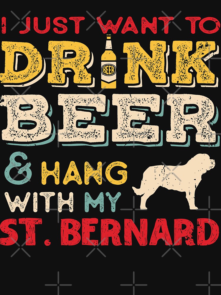 St Benard Dog Dad Beer Lover by rafaeltto T-Shirts, Hoodie, Sweatshirt | BlankRebels.com (Image 3)