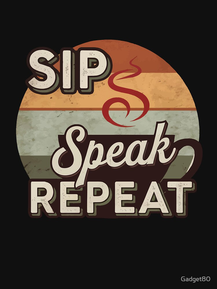 SIP, SPEAK, REPEAT - SPEECH THERAPIST T-SHIRT by Gadget80 Hoodie, Sweatshirt | BlankRebels.com (Image 3)