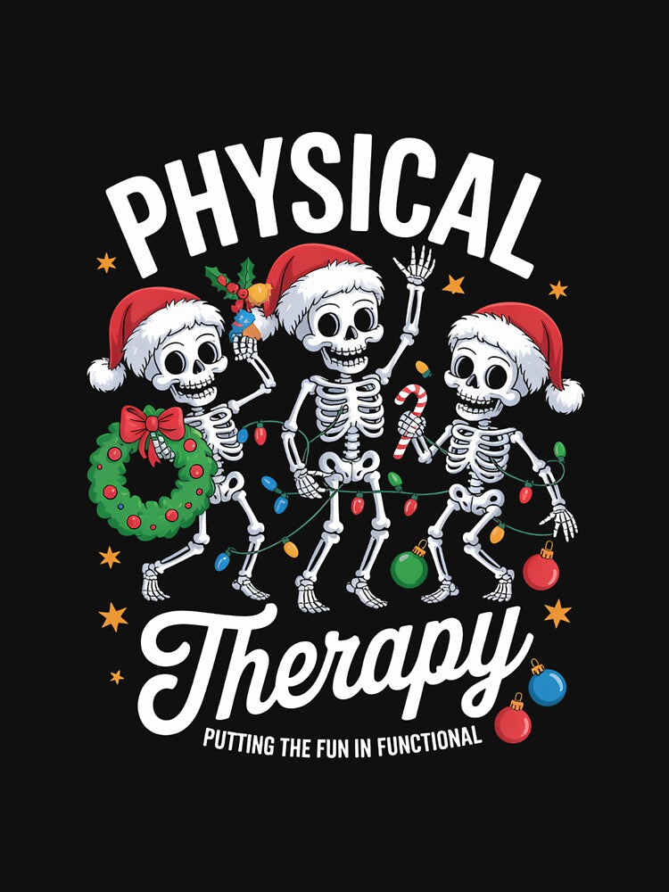 Funny Physical Therapy Christmas Physical Therapist Xmas by DeadlockCrew T-Shirts, Hoodie, Sweatshirt (Image 3)