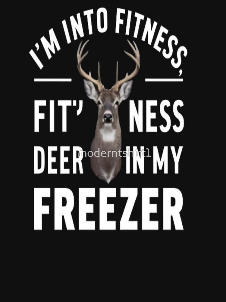 I'm Into Fitness Deer,Fitness Deer in Freezer by moderntshirt1 T-Shirts, Hoodie, Sweatshirt | BlankRebels.com (Image 3)