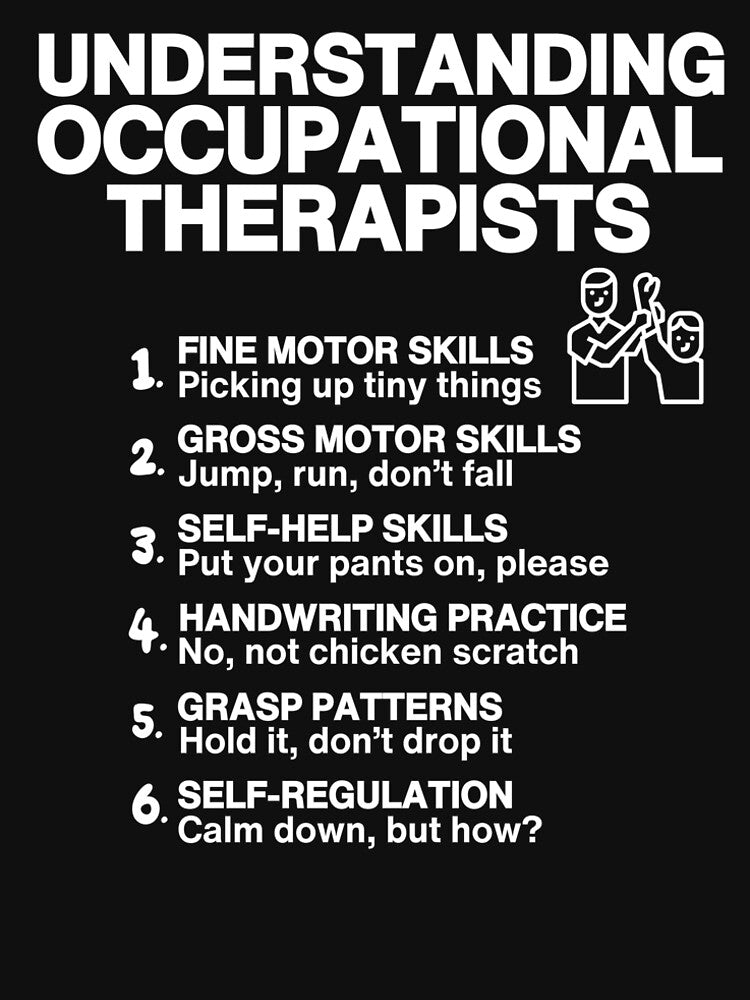 OT Life Decoded: Therapy Chaos Made Funny (White) by MDi Studio T-Shirts, Hoodie, Sweatshirt | BlankRebels.com (Image 2)